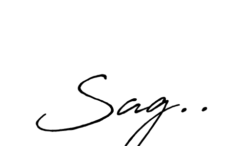 Similarly Antro_Vectra_Bolder is the best handwritten signature design. Signature creator online .You can use it as an online autograph creator for name Sag... Sag.. signature style 7 images and pictures png