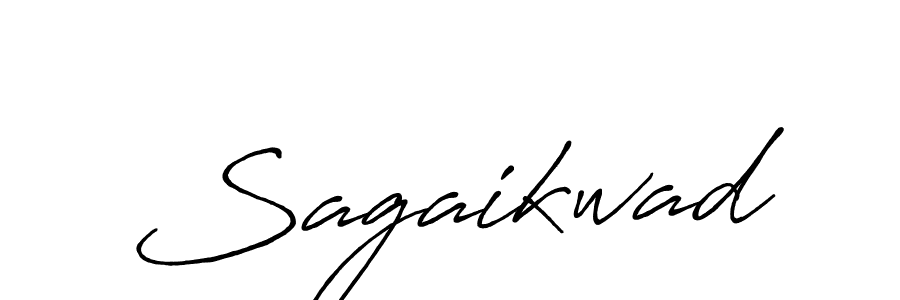 Also we have Sagaikwad name is the best signature style. Create professional handwritten signature collection using Antro_Vectra_Bolder autograph style. Sagaikwad signature style 7 images and pictures png