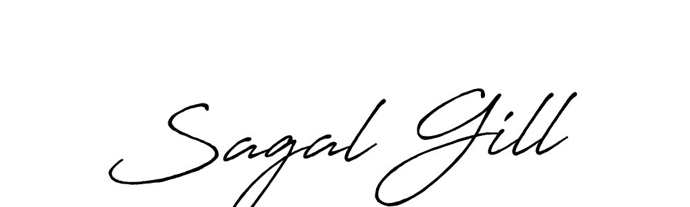 Make a beautiful signature design for name Sagal Gill. Use this online signature maker to create a handwritten signature for free. Sagal Gill signature style 7 images and pictures png