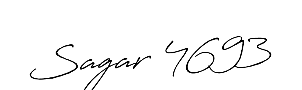 Antro_Vectra_Bolder is a professional signature style that is perfect for those who want to add a touch of class to their signature. It is also a great choice for those who want to make their signature more unique. Get Sagar 4693 name to fancy signature for free. Sagar 4693 signature style 7 images and pictures png