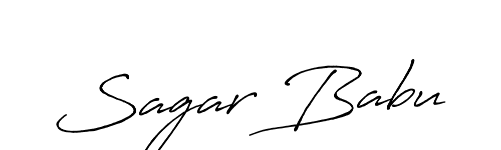 You should practise on your own different ways (Antro_Vectra_Bolder) to write your name (Sagar Babu) in signature. don't let someone else do it for you. Sagar Babu signature style 7 images and pictures png