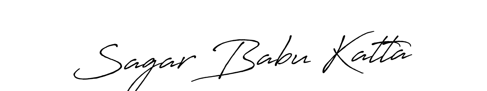 Make a short Sagar Babu Katta signature style. Manage your documents anywhere anytime using Antro_Vectra_Bolder. Create and add eSignatures, submit forms, share and send files easily. Sagar Babu Katta signature style 7 images and pictures png