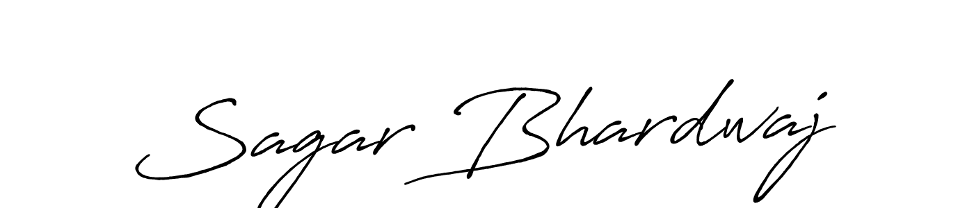 You should practise on your own different ways (Antro_Vectra_Bolder) to write your name (Sagar Bhardwaj) in signature. don't let someone else do it for you. Sagar Bhardwaj signature style 7 images and pictures png