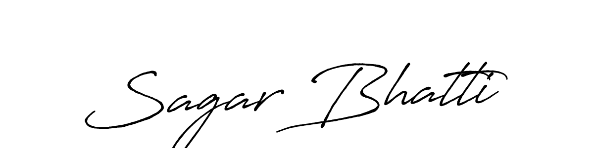 Make a short Sagar Bhatti signature style. Manage your documents anywhere anytime using Antro_Vectra_Bolder. Create and add eSignatures, submit forms, share and send files easily. Sagar Bhatti signature style 7 images and pictures png