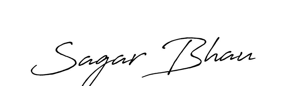 Check out images of Autograph of Sagar Bhau name. Actor Sagar Bhau Signature Style. Antro_Vectra_Bolder is a professional sign style online. Sagar Bhau signature style 7 images and pictures png