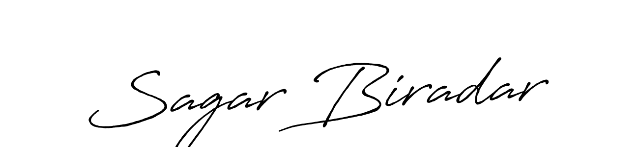 Also we have Sagar Biradar name is the best signature style. Create professional handwritten signature collection using Antro_Vectra_Bolder autograph style. Sagar Biradar signature style 7 images and pictures png