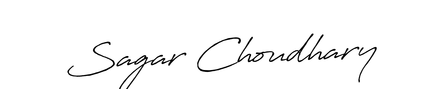 It looks lik you need a new signature style for name Sagar Choudhary. Design unique handwritten (Antro_Vectra_Bolder) signature with our free signature maker in just a few clicks. Sagar Choudhary signature style 7 images and pictures png
