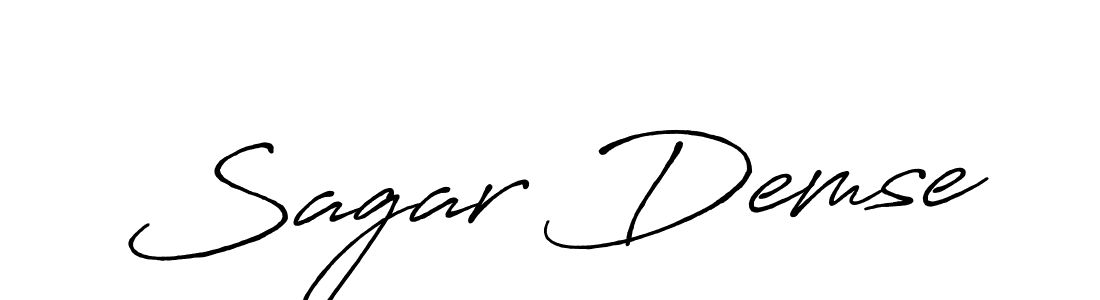 It looks lik you need a new signature style for name Sagar Demse. Design unique handwritten (Antro_Vectra_Bolder) signature with our free signature maker in just a few clicks. Sagar Demse signature style 7 images and pictures png