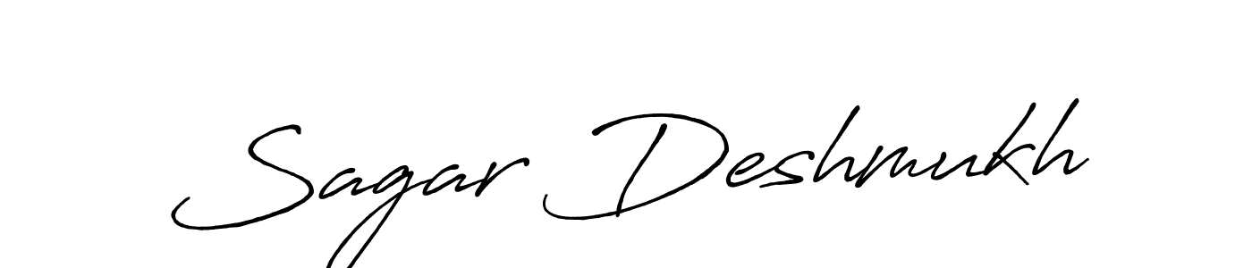 It looks lik you need a new signature style for name Sagar Deshmukh. Design unique handwritten (Antro_Vectra_Bolder) signature with our free signature maker in just a few clicks. Sagar Deshmukh signature style 7 images and pictures png