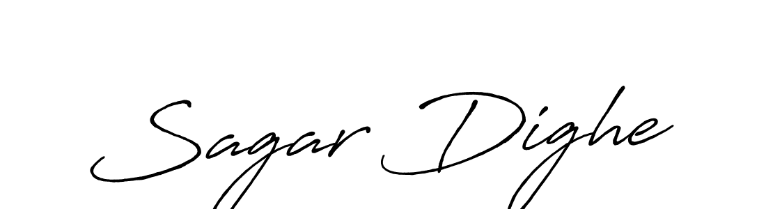 How to make Sagar Dighe signature? Antro_Vectra_Bolder is a professional autograph style. Create handwritten signature for Sagar Dighe name. Sagar Dighe signature style 7 images and pictures png