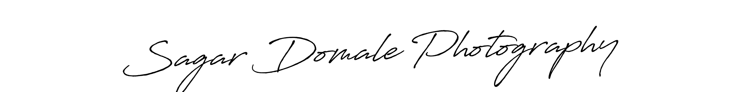 Create a beautiful signature design for name Sagar Domale Photography. With this signature (Antro_Vectra_Bolder) fonts, you can make a handwritten signature for free. Sagar Domale Photography signature style 7 images and pictures png