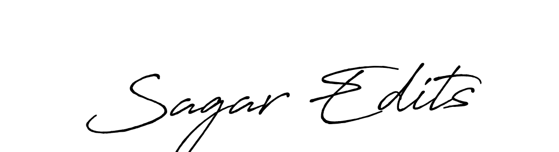 Once you've used our free online signature maker to create your best signature Antro_Vectra_Bolder style, it's time to enjoy all of the benefits that Sagar Edits name signing documents. Sagar Edits signature style 7 images and pictures png