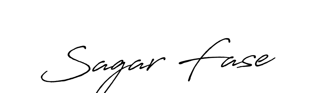 Also we have Sagar Fase name is the best signature style. Create professional handwritten signature collection using Antro_Vectra_Bolder autograph style. Sagar Fase signature style 7 images and pictures png