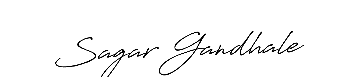 Also You can easily find your signature by using the search form. We will create Sagar Gandhale name handwritten signature images for you free of cost using Antro_Vectra_Bolder sign style. Sagar Gandhale signature style 7 images and pictures png