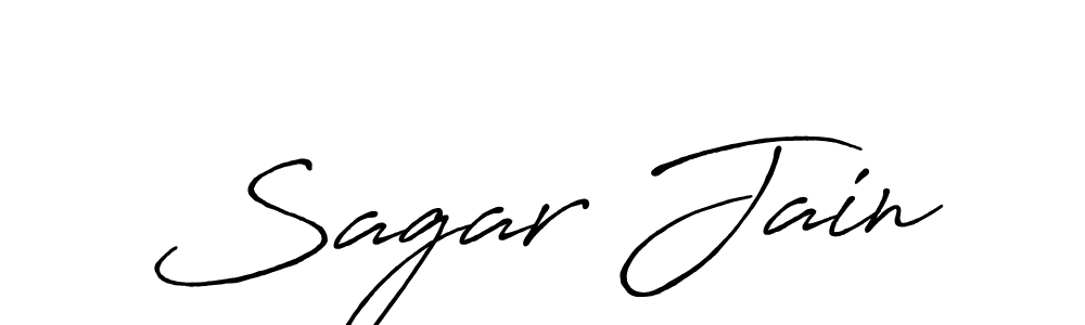 This is the best signature style for the Sagar Jain name. Also you like these signature font (Antro_Vectra_Bolder). Mix name signature. Sagar Jain signature style 7 images and pictures png