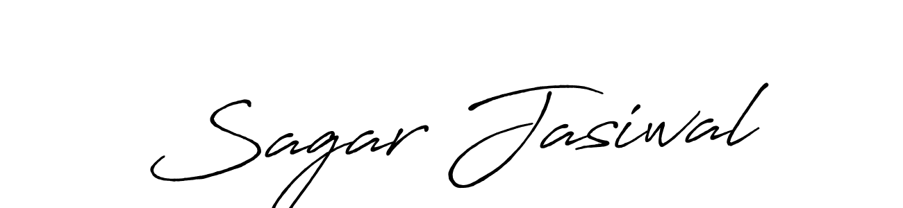 Design your own signature with our free online signature maker. With this signature software, you can create a handwritten (Antro_Vectra_Bolder) signature for name Sagar Jasiwal. Sagar Jasiwal signature style 7 images and pictures png