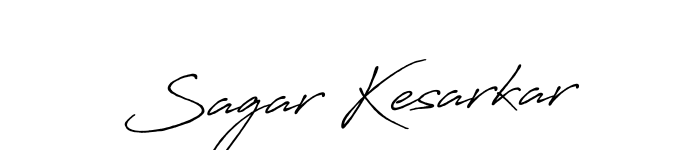 Similarly Antro_Vectra_Bolder is the best handwritten signature design. Signature creator online .You can use it as an online autograph creator for name Sagar Kesarkar. Sagar Kesarkar signature style 7 images and pictures png