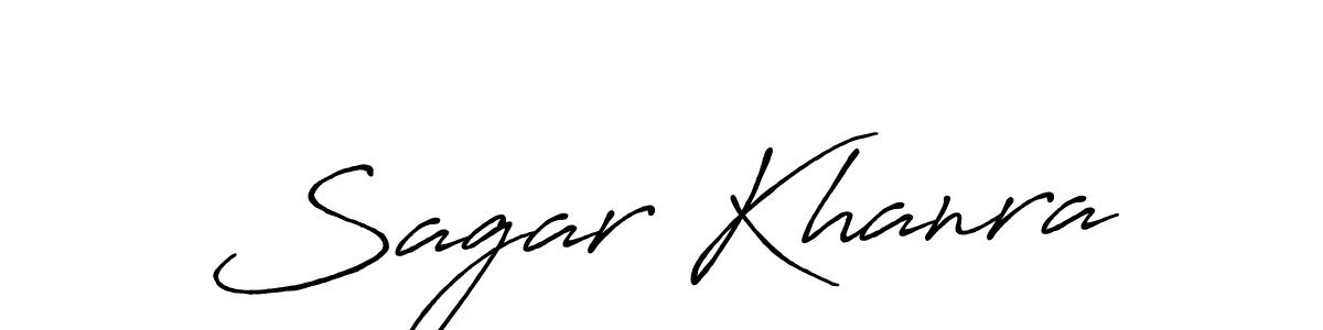 You should practise on your own different ways (Antro_Vectra_Bolder) to write your name (Sagar Khanra) in signature. don't let someone else do it for you. Sagar Khanra signature style 7 images and pictures png
