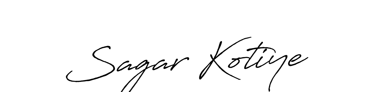 You should practise on your own different ways (Antro_Vectra_Bolder) to write your name (Sagar Kotiye) in signature. don't let someone else do it for you. Sagar Kotiye signature style 7 images and pictures png