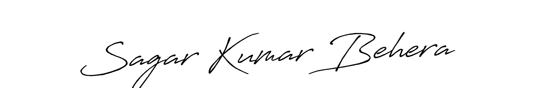 Use a signature maker to create a handwritten signature online. With this signature software, you can design (Antro_Vectra_Bolder) your own signature for name Sagar Kumar Behera. Sagar Kumar Behera signature style 7 images and pictures png