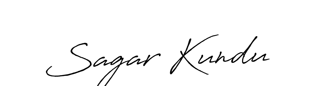 Antro_Vectra_Bolder is a professional signature style that is perfect for those who want to add a touch of class to their signature. It is also a great choice for those who want to make their signature more unique. Get Sagar Kundu name to fancy signature for free. Sagar Kundu signature style 7 images and pictures png