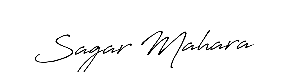 You should practise on your own different ways (Antro_Vectra_Bolder) to write your name (Sagar Mahara) in signature. don't let someone else do it for you. Sagar Mahara signature style 7 images and pictures png