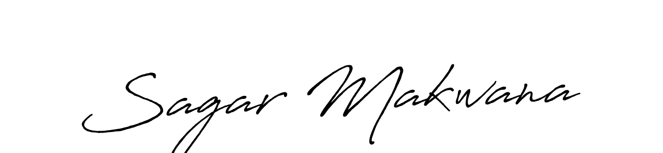 Also we have Sagar Makwana name is the best signature style. Create professional handwritten signature collection using Antro_Vectra_Bolder autograph style. Sagar Makwana signature style 7 images and pictures png