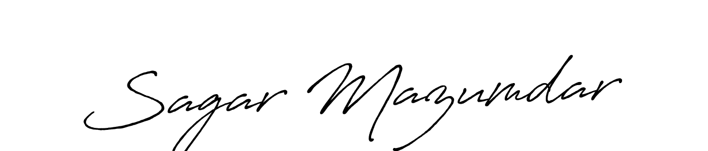 Design your own signature with our free online signature maker. With this signature software, you can create a handwritten (Antro_Vectra_Bolder) signature for name Sagar Mazumdar. Sagar Mazumdar signature style 7 images and pictures png