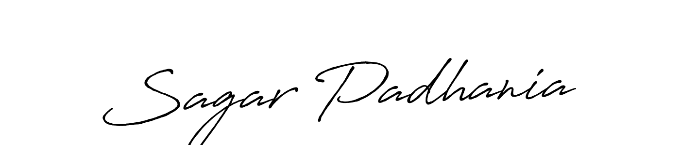 Also You can easily find your signature by using the search form. We will create Sagar Padhania name handwritten signature images for you free of cost using Antro_Vectra_Bolder sign style. Sagar Padhania signature style 7 images and pictures png