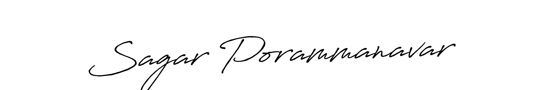 Antro_Vectra_Bolder is a professional signature style that is perfect for those who want to add a touch of class to their signature. It is also a great choice for those who want to make their signature more unique. Get Sagar Porammanavar name to fancy signature for free. Sagar Porammanavar signature style 7 images and pictures png