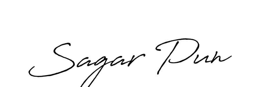 You can use this online signature creator to create a handwritten signature for the name Sagar Pun. This is the best online autograph maker. Sagar Pun signature style 7 images and pictures png