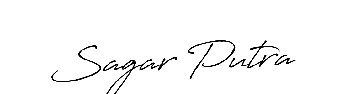 Similarly Antro_Vectra_Bolder is the best handwritten signature design. Signature creator online .You can use it as an online autograph creator for name Sagar Putra. Sagar Putra signature style 7 images and pictures png