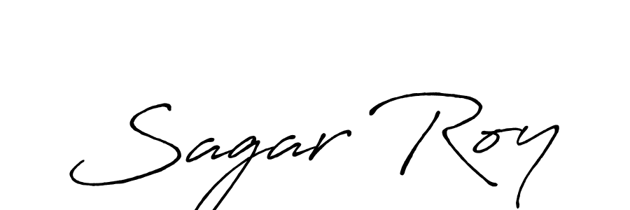 Design your own signature with our free online signature maker. With this signature software, you can create a handwritten (Antro_Vectra_Bolder) signature for name Sagar Roy. Sagar Roy signature style 7 images and pictures png