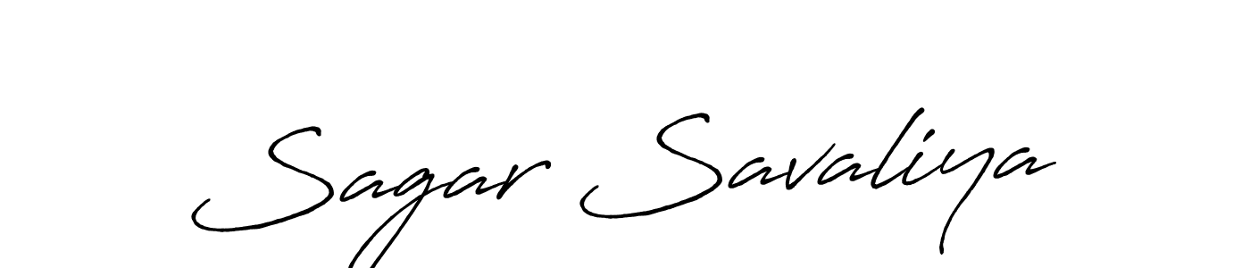 This is the best signature style for the Sagar Savaliya name. Also you like these signature font (Antro_Vectra_Bolder). Mix name signature. Sagar Savaliya signature style 7 images and pictures png