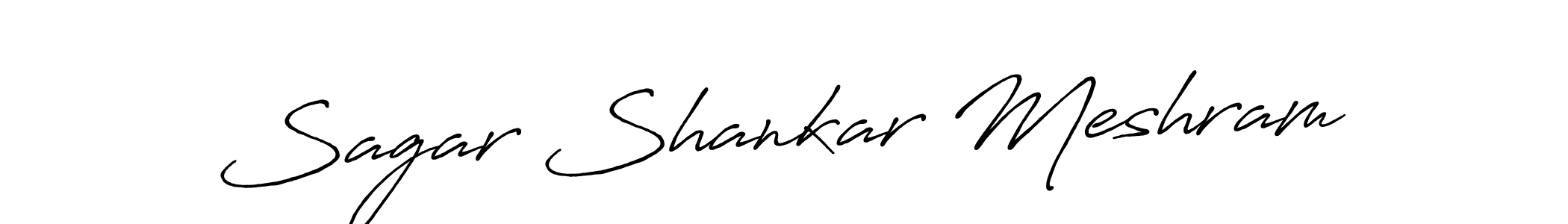 Also we have Sagar Shankar Meshram name is the best signature style. Create professional handwritten signature collection using Antro_Vectra_Bolder autograph style. Sagar Shankar Meshram signature style 7 images and pictures png