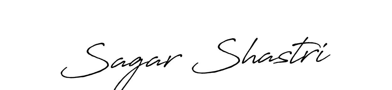 Sagar Shastri stylish signature style. Best Handwritten Sign (Antro_Vectra_Bolder) for my name. Handwritten Signature Collection Ideas for my name Sagar Shastri. Sagar Shastri signature style 7 images and pictures png