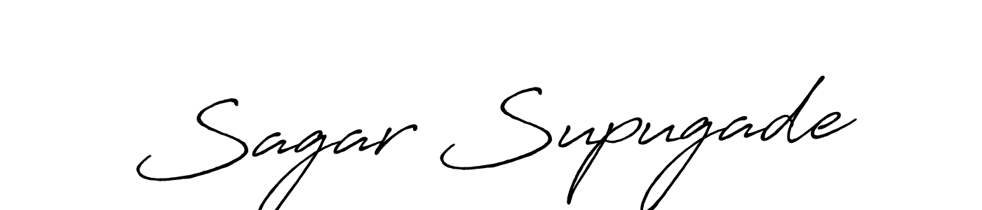 Create a beautiful signature design for name Sagar Supugade. With this signature (Antro_Vectra_Bolder) fonts, you can make a handwritten signature for free. Sagar Supugade signature style 7 images and pictures png