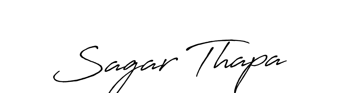 It looks lik you need a new signature style for name Sagar Thapa. Design unique handwritten (Antro_Vectra_Bolder) signature with our free signature maker in just a few clicks. Sagar Thapa signature style 7 images and pictures png