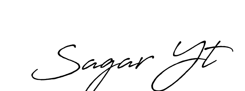 Make a short Sagar Yt signature style. Manage your documents anywhere anytime using Antro_Vectra_Bolder. Create and add eSignatures, submit forms, share and send files easily. Sagar Yt signature style 7 images and pictures png