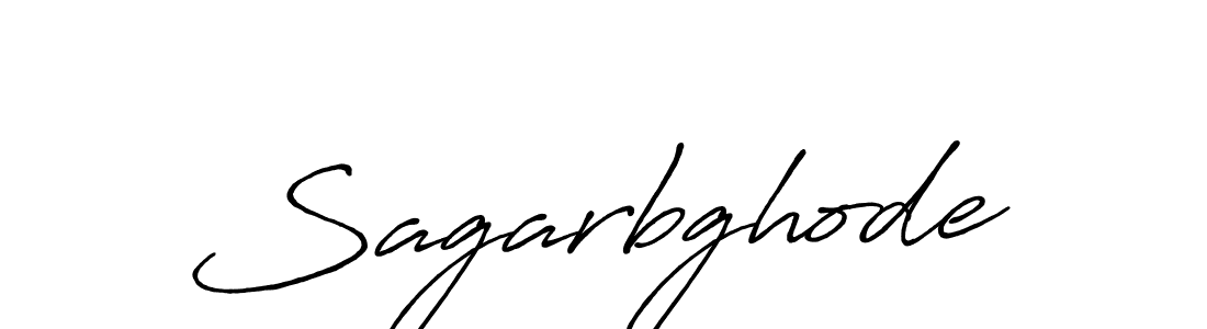 Also we have Sagarbghode name is the best signature style. Create professional handwritten signature collection using Antro_Vectra_Bolder autograph style. Sagarbghode signature style 7 images and pictures png