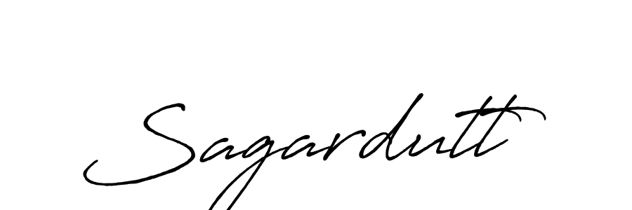 Similarly Antro_Vectra_Bolder is the best handwritten signature design. Signature creator online .You can use it as an online autograph creator for name Sagardutt. Sagardutt signature style 7 images and pictures png