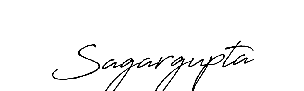 How to make Sagargupta signature? Antro_Vectra_Bolder is a professional autograph style. Create handwritten signature for Sagargupta name. Sagargupta signature style 7 images and pictures png