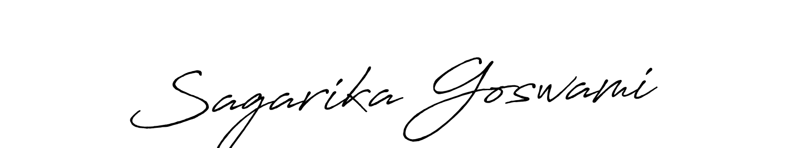 Make a beautiful signature design for name Sagarika Goswami. Use this online signature maker to create a handwritten signature for free. Sagarika Goswami signature style 7 images and pictures png