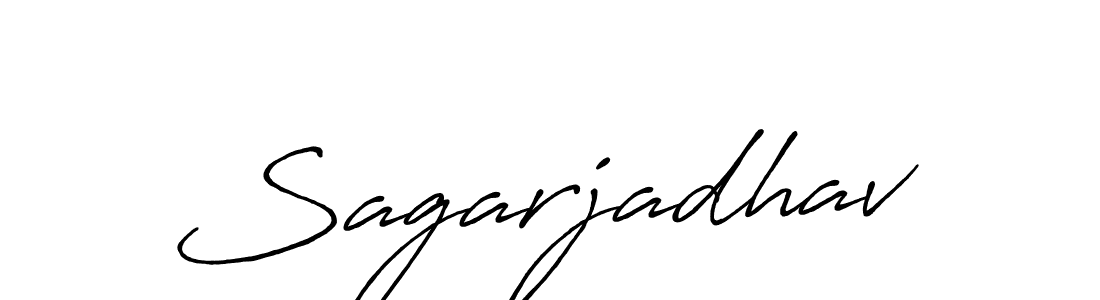 Also we have Sagarjadhav name is the best signature style. Create professional handwritten signature collection using Antro_Vectra_Bolder autograph style. Sagarjadhav signature style 7 images and pictures png