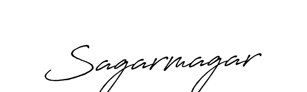 Sagarmagar stylish signature style. Best Handwritten Sign (Antro_Vectra_Bolder) for my name. Handwritten Signature Collection Ideas for my name Sagarmagar. Sagarmagar signature style 7 images and pictures png