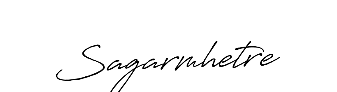 It looks lik you need a new signature style for name Sagarmhetre. Design unique handwritten (Antro_Vectra_Bolder) signature with our free signature maker in just a few clicks. Sagarmhetre signature style 7 images and pictures png