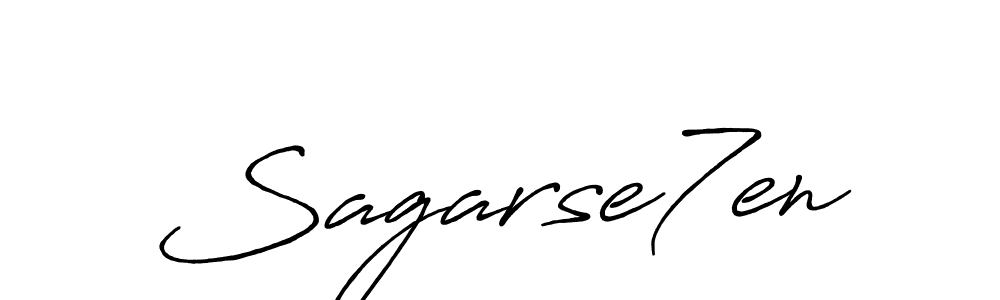 Design your own signature with our free online signature maker. With this signature software, you can create a handwritten (Antro_Vectra_Bolder) signature for name Sagarse7en. Sagarse7en signature style 7 images and pictures png