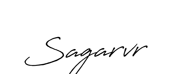 Sagarvr stylish signature style. Best Handwritten Sign (Antro_Vectra_Bolder) for my name. Handwritten Signature Collection Ideas for my name Sagarvr. Sagarvr signature style 7 images and pictures png