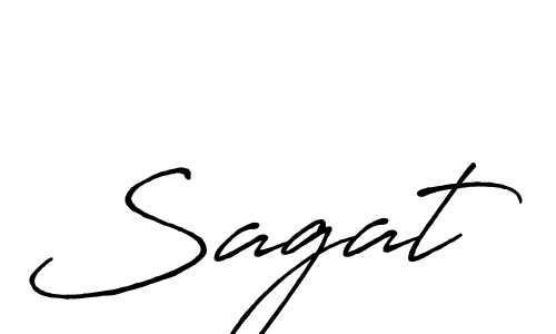 Also we have Sagat name is the best signature style. Create professional handwritten signature collection using Antro_Vectra_Bolder autograph style. Sagat signature style 7 images and pictures png