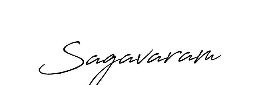 Create a beautiful signature design for name Sagavaram. With this signature (Antro_Vectra_Bolder) fonts, you can make a handwritten signature for free. Sagavaram signature style 7 images and pictures png